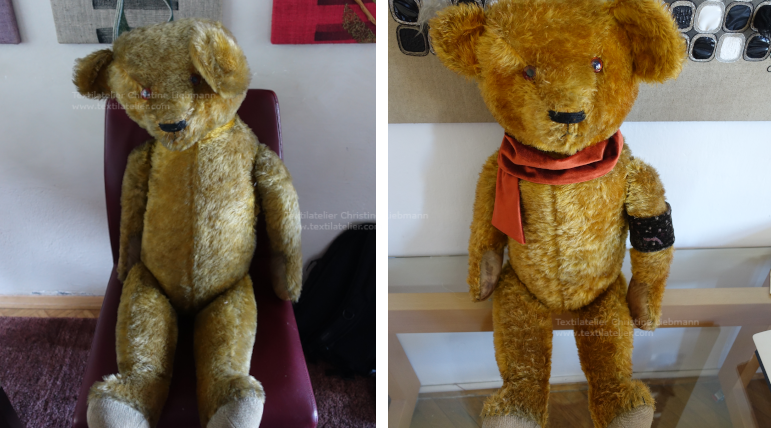 1-Bär-771x500 Antiker Teddybär vor und nach der Restaurierung (aus Privatbesitz)